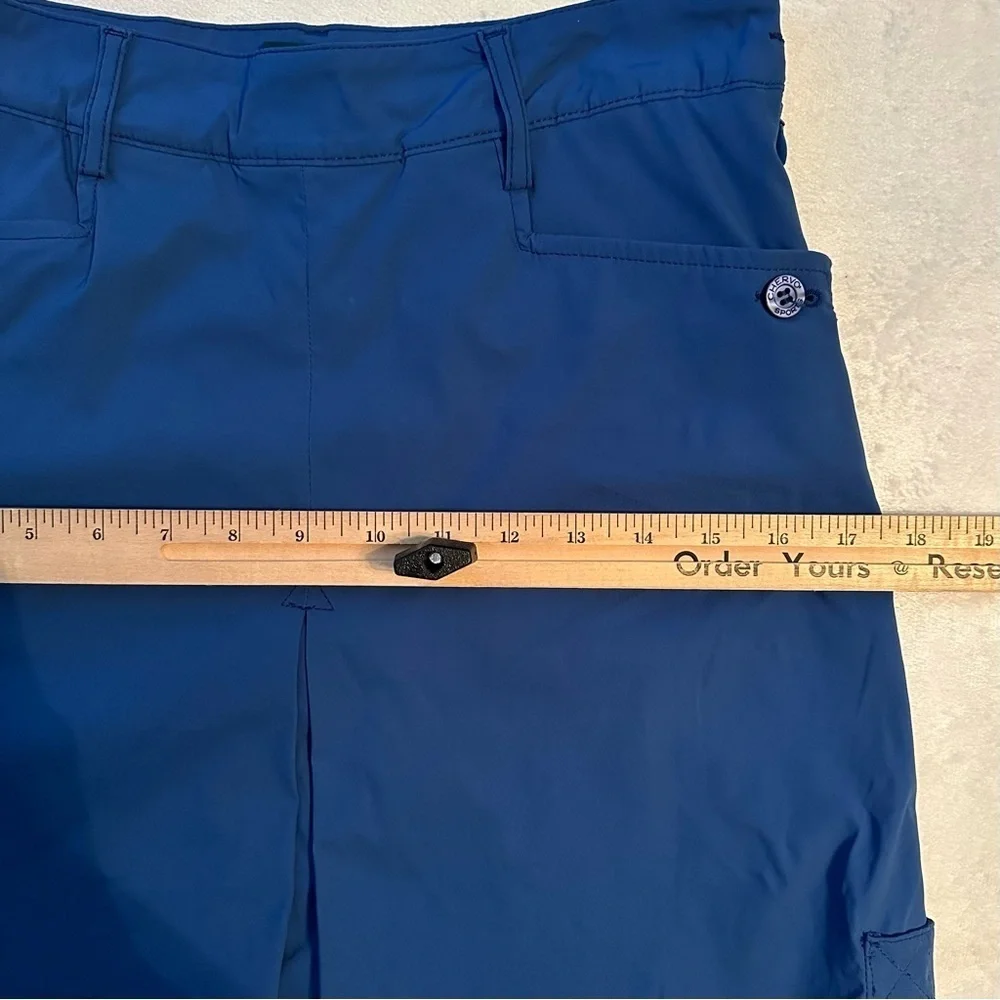 Chervo Golf Mini Short & Skirt Womens XS/ 4 Blue SKORT Pockets Activewear sport